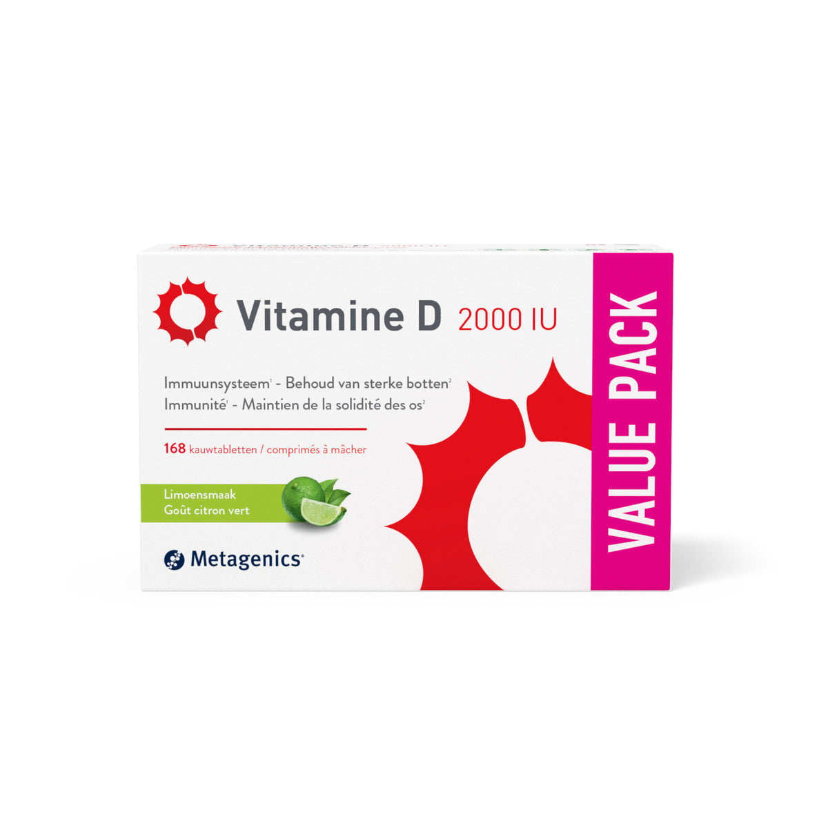 Vitamine D 2000 UI Comprimés à mâcher