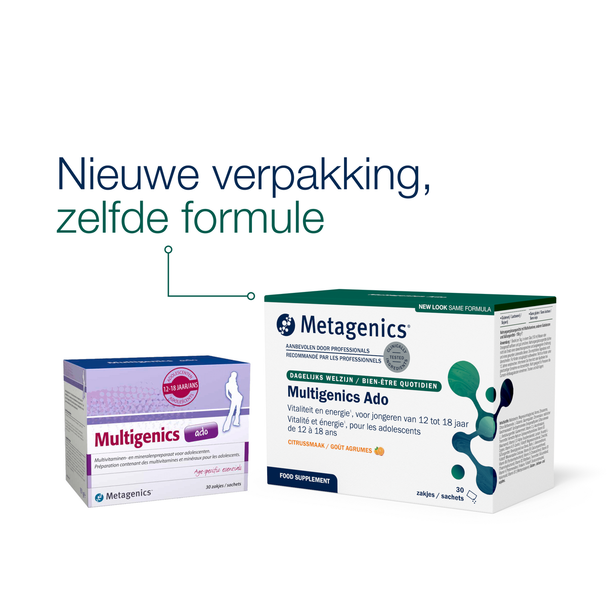 Multigenics Ado 30 Zakjes