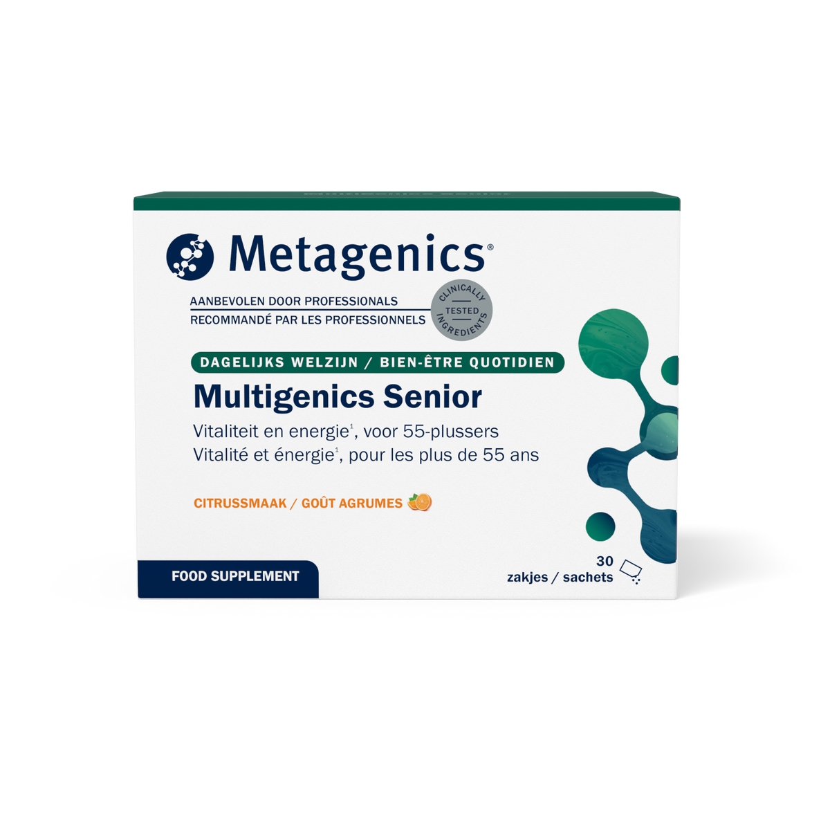 Multigenics Senior 30 Sachets - Metagenics Belgium