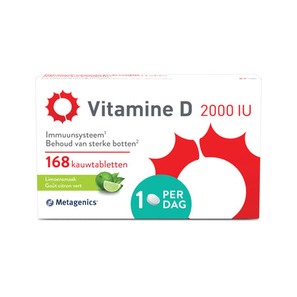Vitamine D 2000 UI Comprimés à mâcher