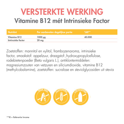BariNutrics Vitamine B12 I.F.  90 Comprimés à mâcher