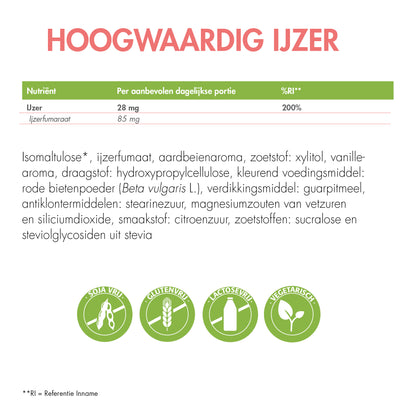 BariNutrics Fer 90 Comprimés à mâcher