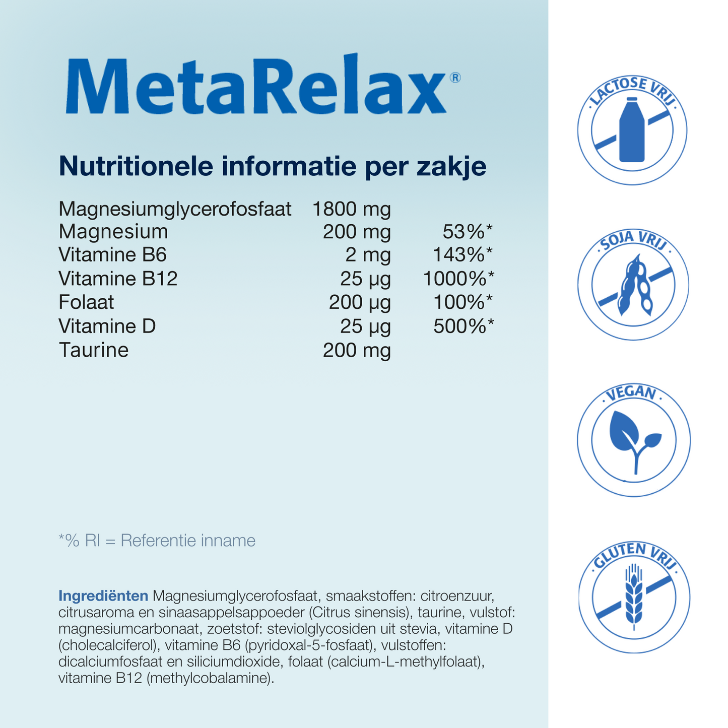MetaRelax Zakjes
