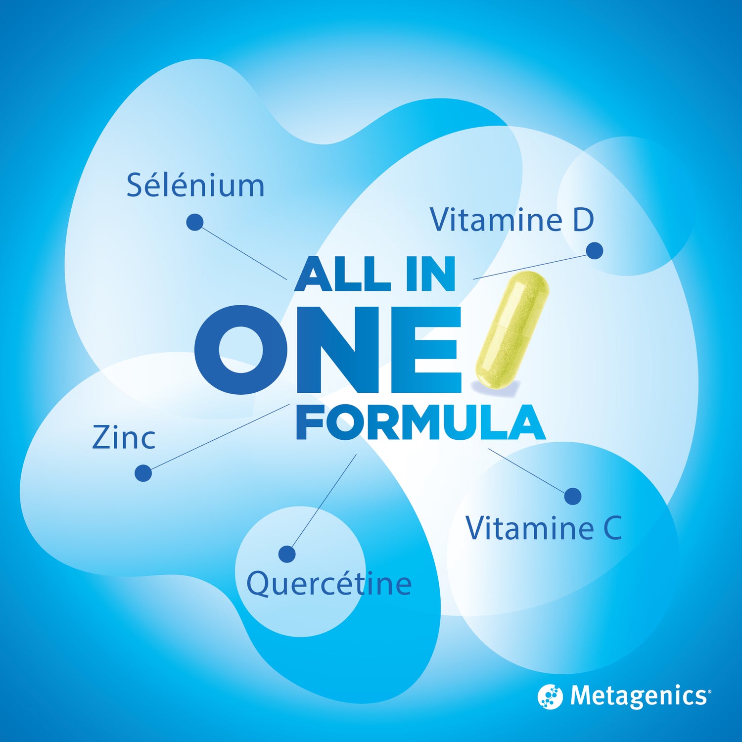 Aperçu de tous les ingrédients présents dans ImmuDefense