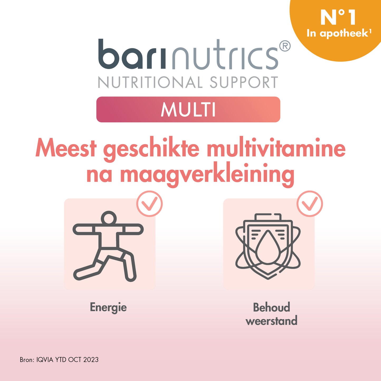BariNutrics Multi 90 Comprimés à mâcher
