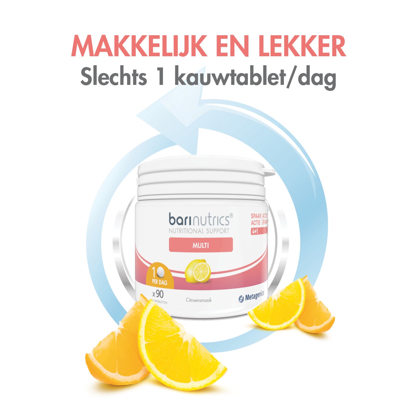 BariNutrics Multi 90 Comprimés à mâcher