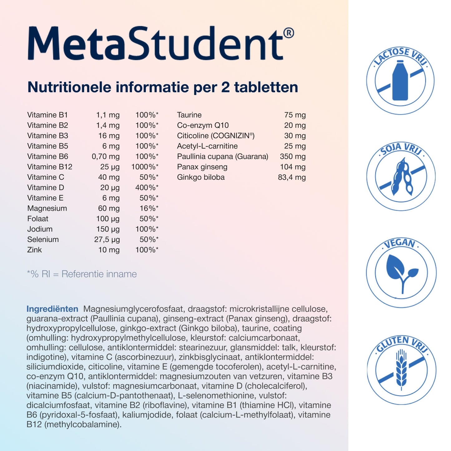 MetaStudent 60 Tabletten