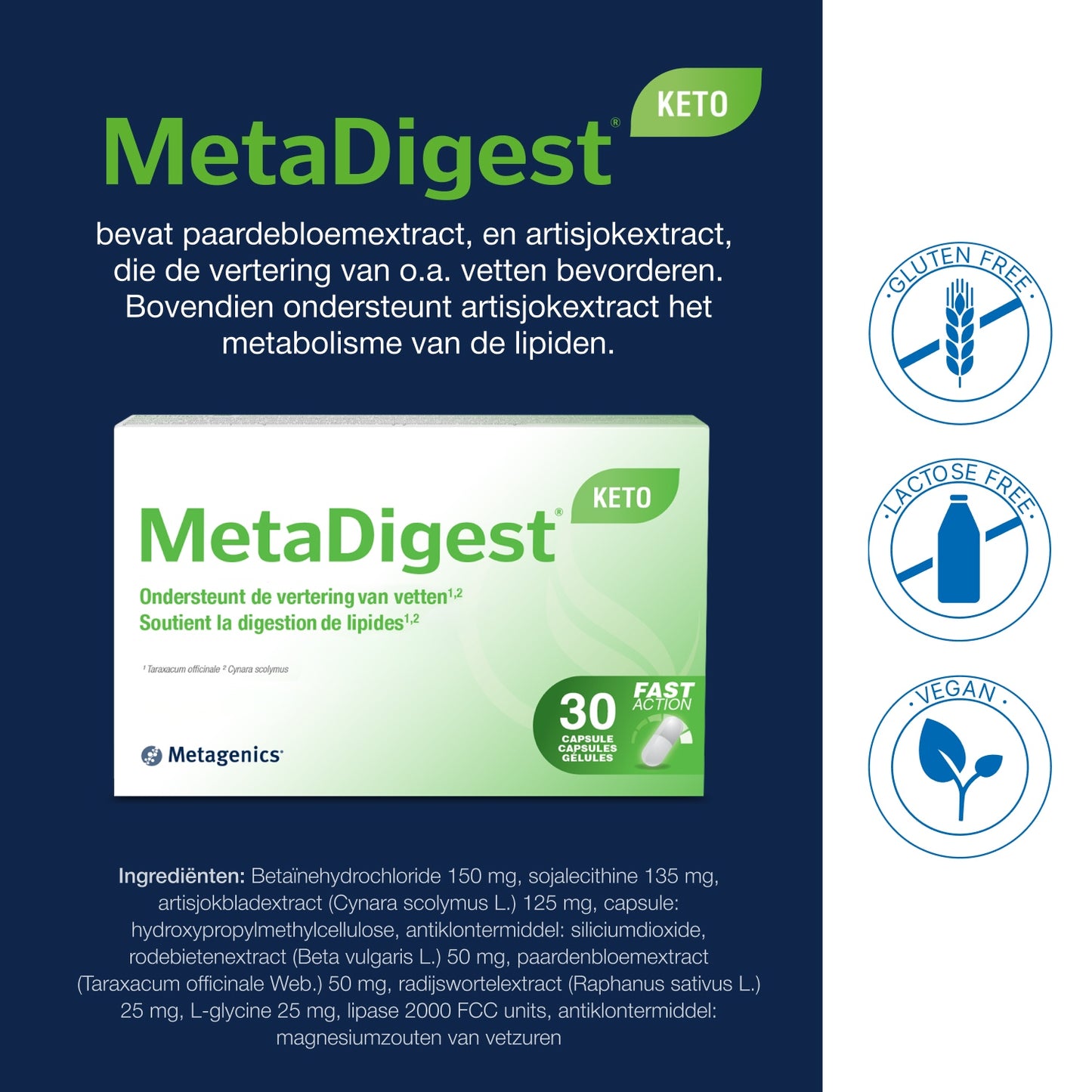 MetaDigest Keto 30 Capsules