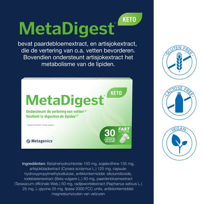 MetaDigest Keto 30 Capsules