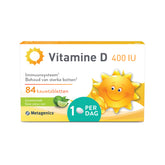 Vitamine D 400 UI  84 Comprimés à mâcher