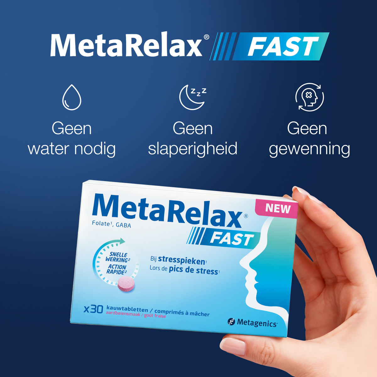 MetaRelax Fast Kauwtabletten