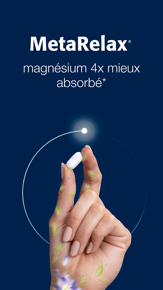 MetaRelax magnésium 4x mieux absorbé